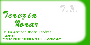 terezia morar business card
